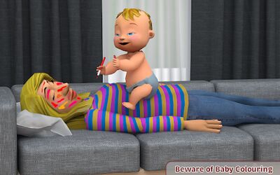 Скачать взломанную Virtual Baby Simulator Game: Baby Life Prank 2021 [Бесплатные покупки] MOD apk на Андроид
