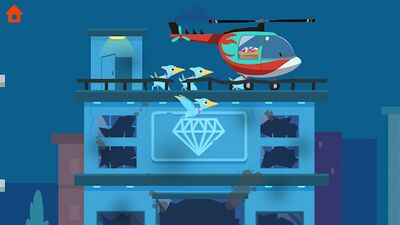 Скачать взломанную Полицейская машина динозавров [Много монет] MOD apk на Андроид