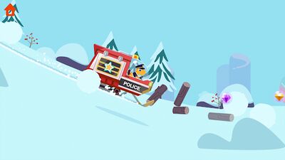 Скачать взломанную Полицейская машина динозавров [Много монет] MOD apk на Андроид