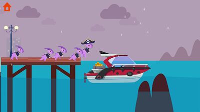 Скачать взломанную Полицейская машина динозавров [Много монет] MOD apk на Андроид