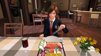 Скачать взломанную 3D Virtual Girlfriend Offline [Бесплатные покупки] MOD apk на Андроид
