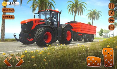 Скачать взломанную Farmer Simulator 2021 Real Tractor Farm Sim [Много монет] MOD apk на Андроид