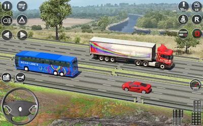 Скачать взломанную Euro Truck Driving Sim 3D [Мод меню] MOD apk на Андроид