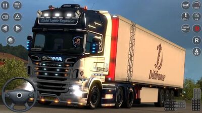 Скачать взломанную Euro Truck Driving Sim 3D [Мод меню] MOD apk на Андроид
