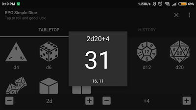 Скачать взломанную RPG Simple Dice [Бесплатные покупки] MOD apk на Андроид