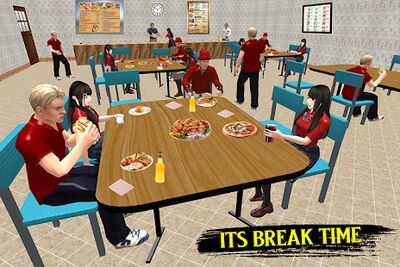 Скачать взломанную High School Boy Simulator Life [Мод меню] MOD apk на Андроид