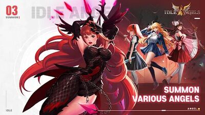 Скачать взломанную Idle Angels [Бесплатные покупки] MOD apk на Андроид
