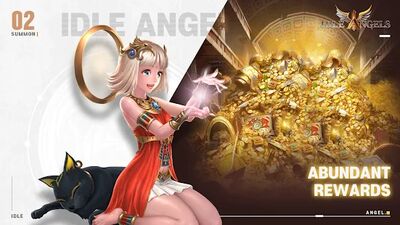 Скачать взломанную Idle Angels [Бесплатные покупки] MOD apk на Андроид