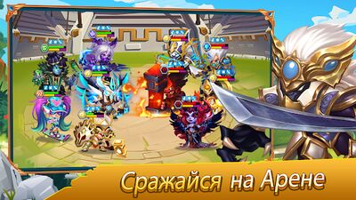 Скачать взломанную Taptap Heroes: Soul Origin [Бесплатные покупки] MOD apk на Андроид