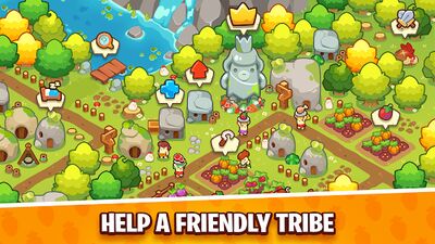 Скачать взломанную Me is King : Idle Stone Age Tycoon [Мод меню] MOD apk на Андроид