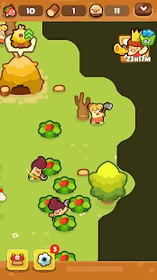 Скачать взломанную Me is King : Idle Stone Age Tycoon [Мод меню] MOD apk на Андроид
