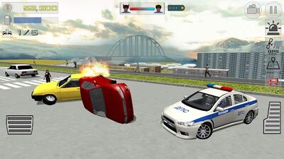 Скачать взломанную Симулятор русского гаишника 3D [Мод меню] MOD apk на Андроид