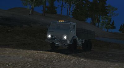 Скачать взломанную RussianTruckSimulator - Off Road [Бесплатные покупки] MOD apk на Андроид