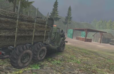 Скачать взломанную RussianTruckSimulator - Off Road [Бесплатные покупки] MOD apk на Андроид