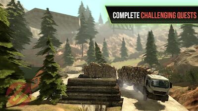 Скачать взломанную Симулятор грузовиков OffRoad 4 [Мод меню] MOD apk на Андроид