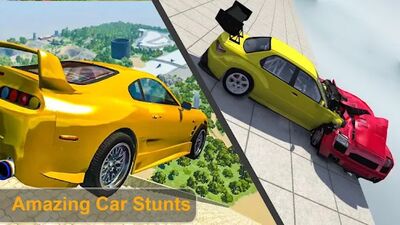 Скачать взломанную Beam Drive Crash Death Stair Car Crash Accidents [Много монет] MOD apk на Андроид
