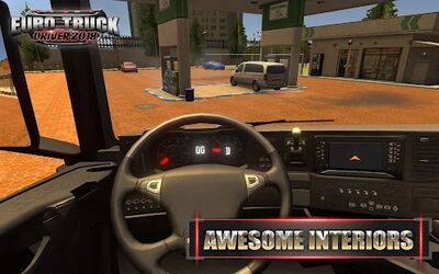 Скачать взломанную Euro Truck Driver - 2018 [Много денег] MOD apk на Андроид