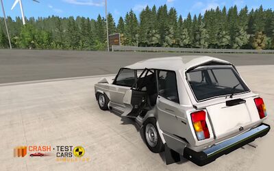 Скачать взломанную Car Crash Test VAZ 2104 [Мод меню] MOD apk на Андроид