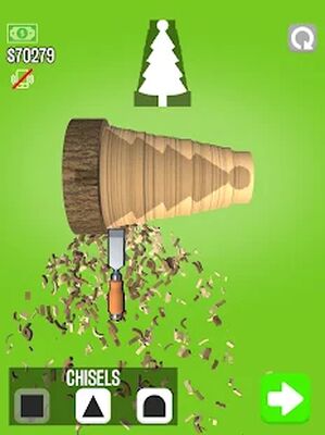 Скачать взломанную Woodturning [Много монет] MOD apk на Андроид