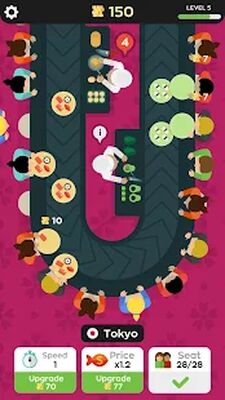 Скачать взломанную Sushi Bar Idle [Мод меню] MOD apk на Андроид