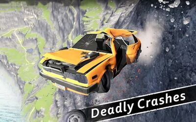 Скачать взломанную Car Crash Test Simulator 3d: Leap of Death [Бесплатные покупки] MOD apk на Андроид