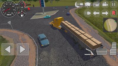 Скачать взломанную Симулятор дальнобойщика 3D [Мод меню] MOD apk на Андроид