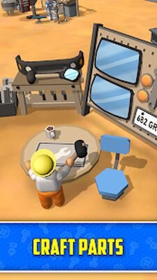 Скачать взломанную Scrapyard Tycoon Idle Game [Много денег] MOD apk на Андроид