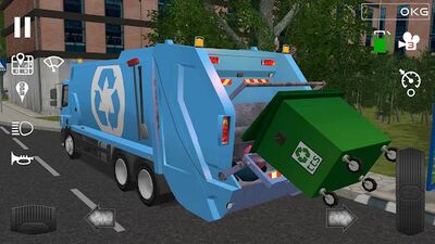 Скачать взломанную Trash Truck Simulator [Много денег] MOD apk на Андроид