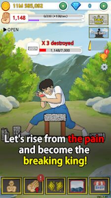 Скачать взломанную Tap Tap Breaking [Много монет] MOD apk на Андроид
