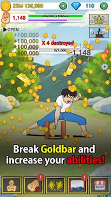 Скачать взломанную Tap Tap Breaking [Много монет] MOD apk на Андроид