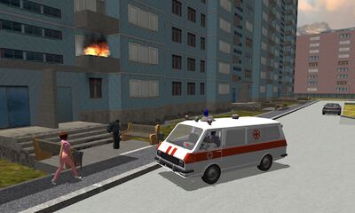 Скачать взломанную Симулятор Скорой Помощи 3D [Много монет] MOD apk на Андроид