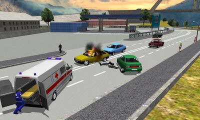 Скачать взломанную Симулятор Скорой Помощи 3D [Много монет] MOD apk на Андроид