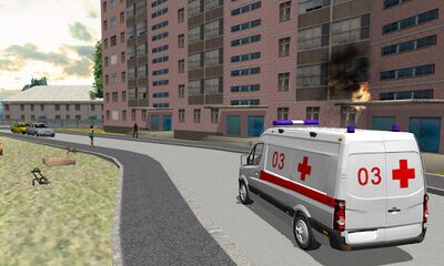 Скачать взломанную Симулятор Скорой Помощи 3D [Много монет] MOD apk на Андроид