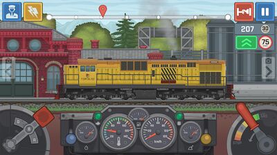 Скачать взломанную Train Simulator: поезд игра 2D [Много монет] MOD apk на Андроид