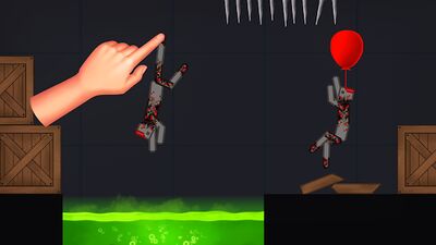 Скачать взломанную People Stickman Playground : Kill Ragdoll Zombie [Бесплатные покупки] MOD apk на Андроид
