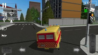 Скачать взломанную Emergency Ambulance Simulator [Много денег] MOD apk на Андроид
