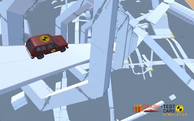 Скачать взломанную Car Crash Test NIVA [Много монет] MOD apk на Андроид