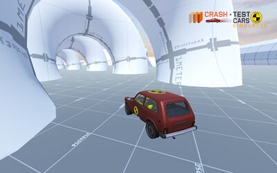 Скачать взломанную Car Crash Test NIVA [Много монет] MOD apk на Андроид