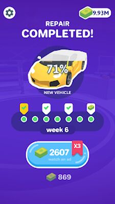 Скачать взломанную Repair My Car! [Много денег] MOD apk на Андроид
