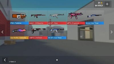 Скачать взломанную Кейс Симулятор Блок Страйк [Мод меню] MOD apk на Андроид
