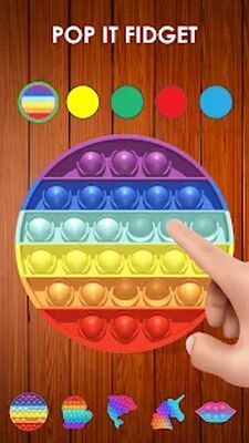 Скачать взломанную Fidget Toys 3D - Fidget Cube, AntiStress & Calm [Много монет] MOD apk на Андроид