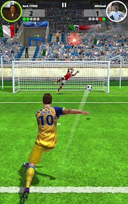 Скачать взломанную Football Strike: Online Soccer [Бесплатные покупки] MOD apk на Андроид