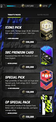 Скачать взломанную MAD FUT 22 Draft & Pack Opener [Много монет] MOD apk на Андроид