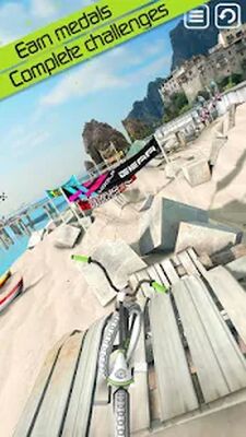 Скачать взломанную Touchgrind BMX [Много монет] MOD apk на Андроид