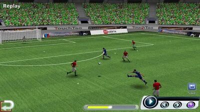 Скачать взломанную Футбол Лига мире [Бесплатные покупки] MOD apk на Андроид