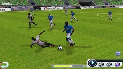 Скачать взломанную Футбол Лига мире [Бесплатные покупки] MOD apk на Андроид