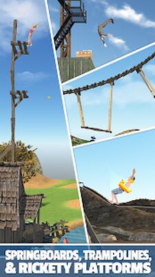 Скачать взломанную Flip Diving [Бесплатные покупки] MOD apk на Андроид