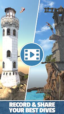 Скачать взломанную Flip Diving [Бесплатные покупки] MOD apk на Андроид