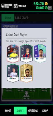 Скачать взломанную FUT 22 Draft and Pack Opener [Мод меню] MOD apk на Андроид