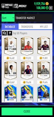 Скачать взломанную FUT 22 Draft and Pack Opener [Мод меню] MOD apk на Андроид